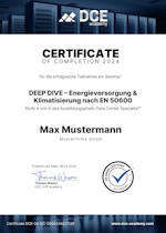 DEEP DIVE – Energy supply & air conditioning in accordance to EN 50600